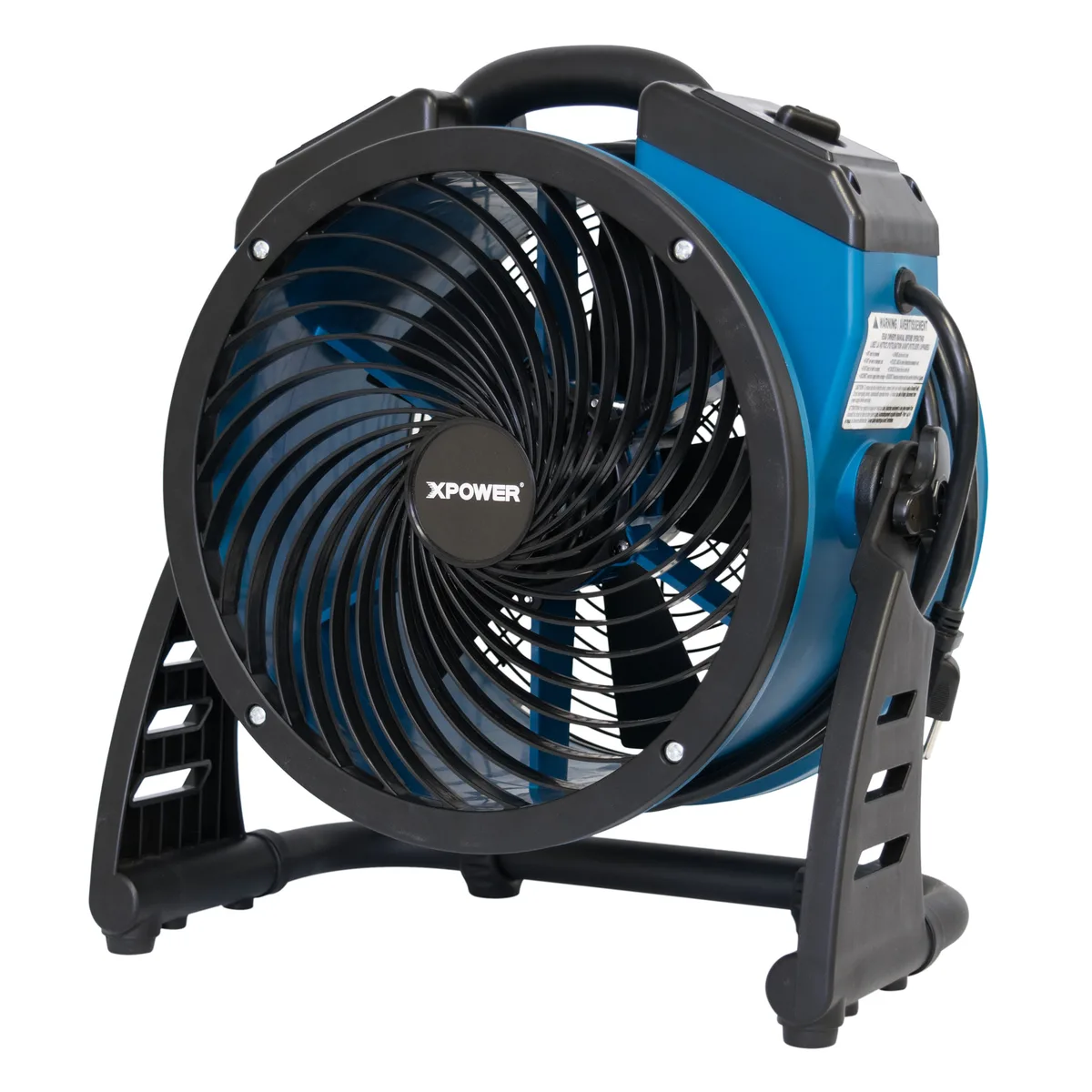 98985 XPOWER P-21AR INDUSTRIAL AXIAL AIR MOVER, 1100 CFM,0.6 AMP,AIRFLOW TO 120 FEET, STACK 6-HIGH FOR STORAGE, view 2